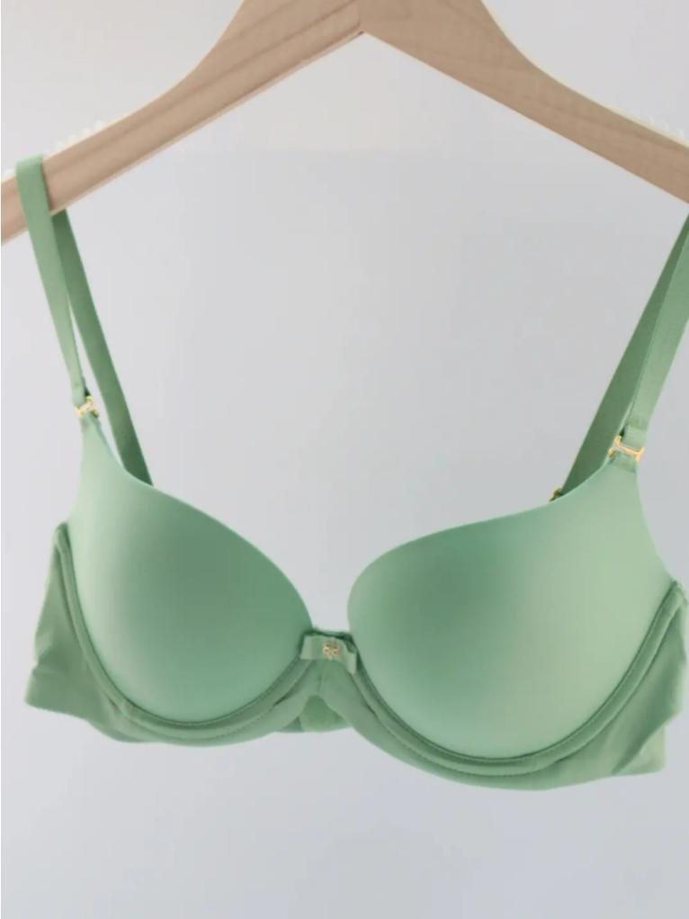 Half padded bra without steel rims, comfortable bra