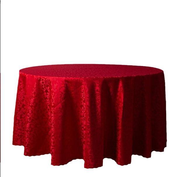 Hotel tablecloth fabric restaurant tablecloth hotel dining table antifouling European round table household round table square tablecloth